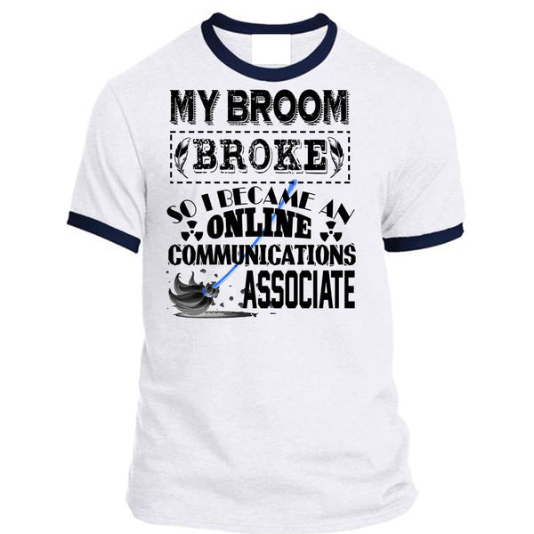 A black t-shirt with the shopify logo