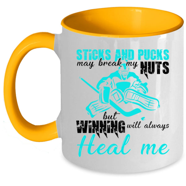 Awesome Hockey Player Coffee Mug, Cool Hockey Accent Mug