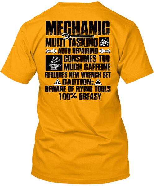 Mechanic Multitasking T Shirt, I Love Mechanic T Shirt