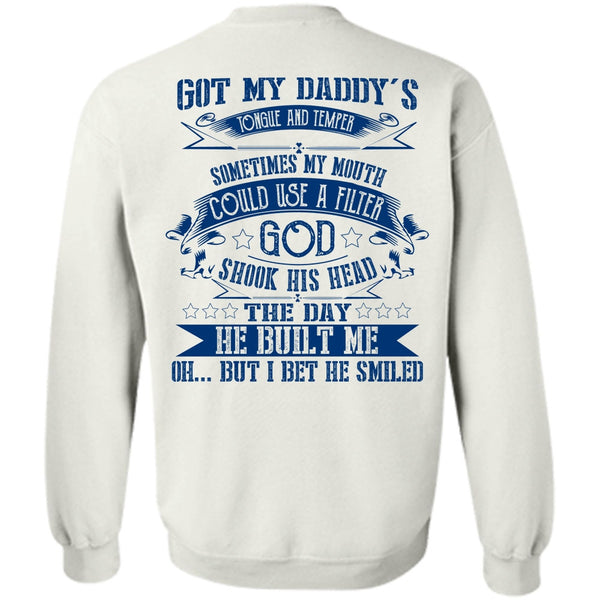 A black t-shirt with the shopify logo