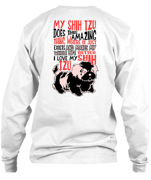 My Shih Tzu Does This Amazing T Shirt, My Dog T Shirt