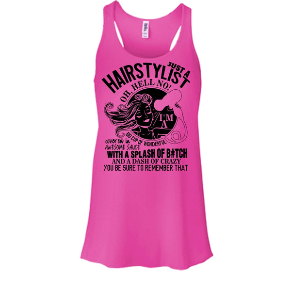 Just A Hairstylist T Shirt, Coolest Hairstylist Tank Top