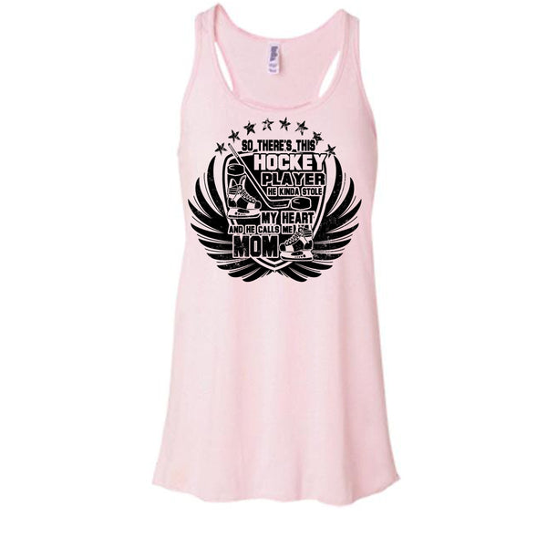 There's This Hockey Player T Shirt, Coolest Hockey Mom Tank Top