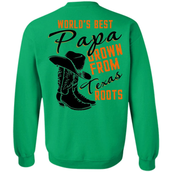 I Love Papa T Shirt, World's Best Papa Sweatshirt