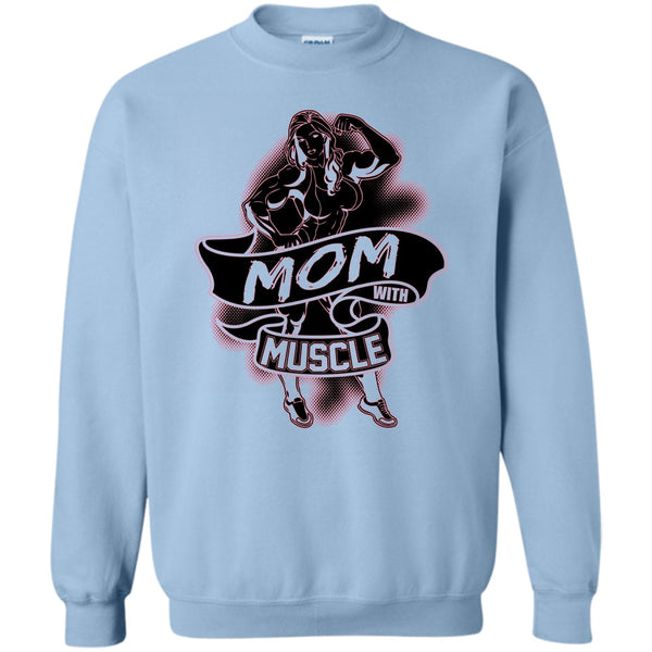 Coolest Gymming T Shirt, Mom With Muscle Sweatshirt