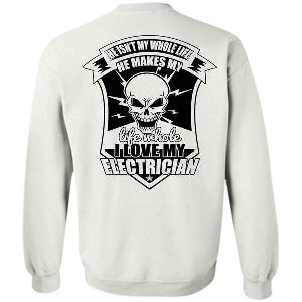 A black t-shirt with the shopify logo