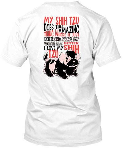 A black t-shirt with the shopify logo