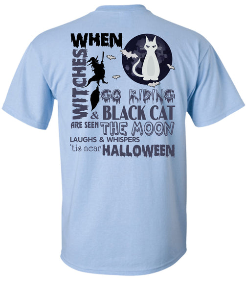 Go Riding And Black Cat Are Seen The Moon T Shirt, I Love You Pumpkin T Shirt