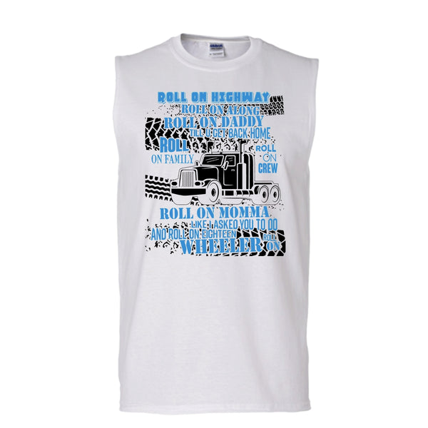 A black t-shirt with the shopify logo