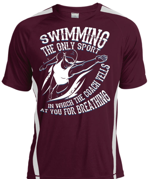 Swimming The Only Sport T Shirt, You For Breathing T Shirt, Cool Shirt