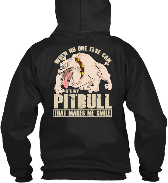 It's My Pit Bull T Shirt, Makes Me Smile T Shirt