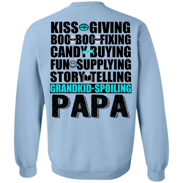 I Love Papa T Shirt, Grandkid-Spoiling Papa Sweatshirt