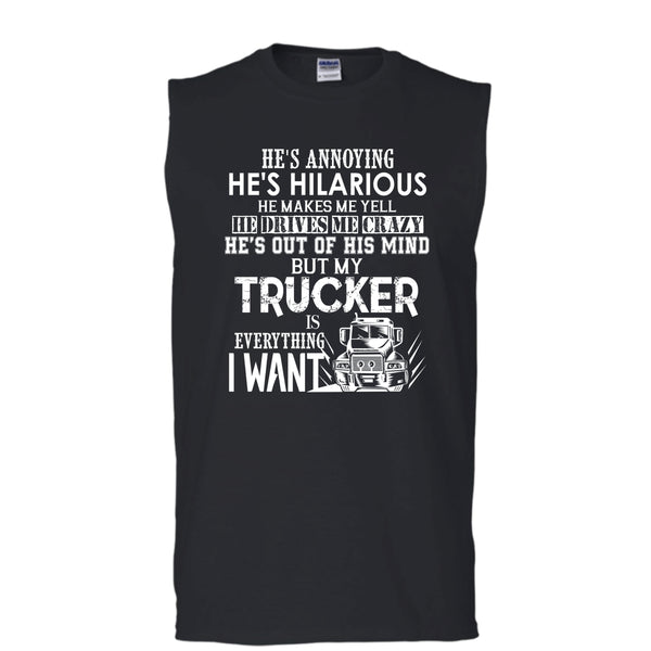 A black t-shirt with the shopify logo