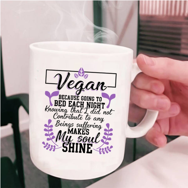 Cute Gift For Vegan Coffee Mug, Vegan Cup