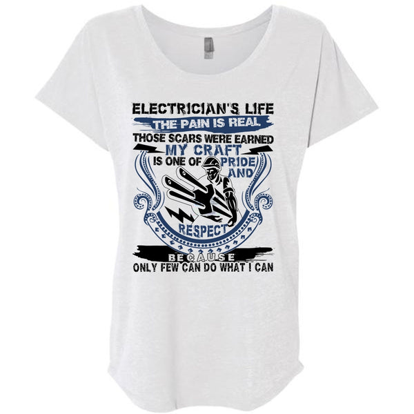 Electrician's Life The Pain Is Real T Shirt, I Love Electrician T Shirt, Awesome T-Shirts