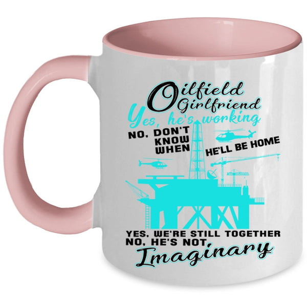 Cool Couple Coffee Mug, Oilfield Girlfriend Accent Mug