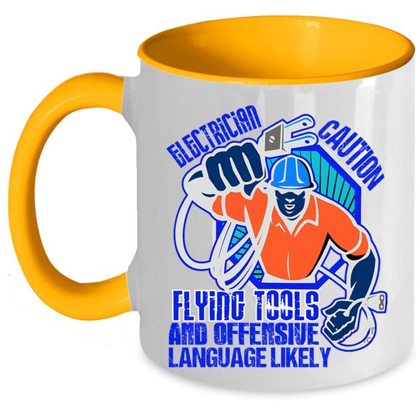 Best Gift For Electricians Coffee Mug, Electrician Accent Mug