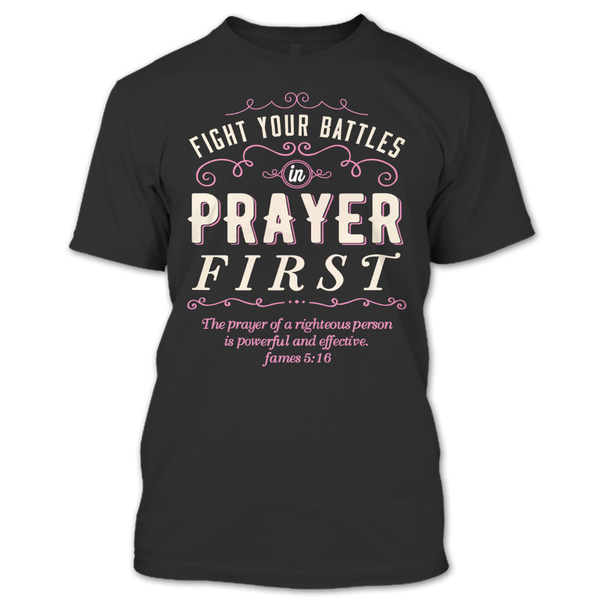 A black t-shirt with the shopify logo