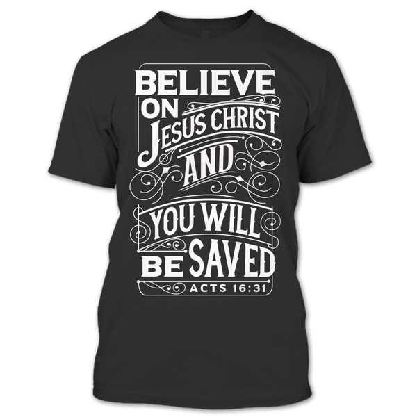 A black t-shirt with the shopify logo