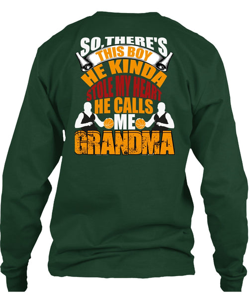 He Kinda Stole My Heart T Shirt, He Calls Me Grandma T Shirt