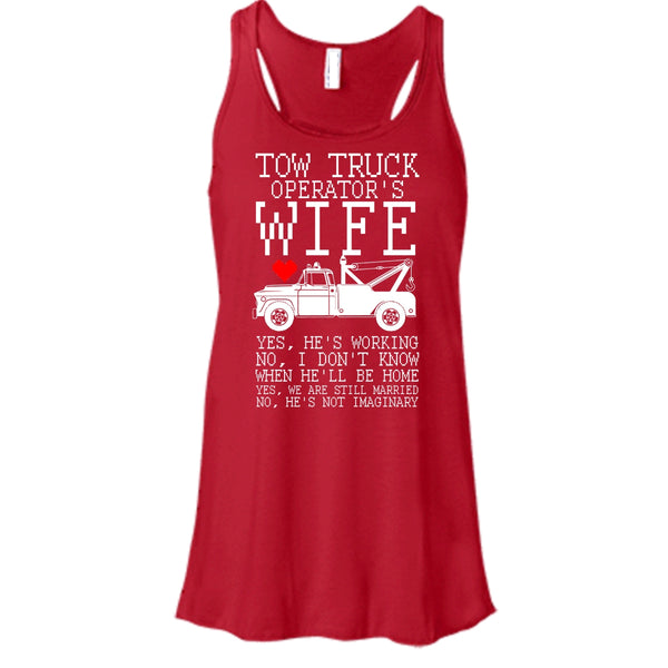 Tow Truck Operator's Wife T Shirt, I'm A Truck Operator's Wife T Shirt, Cool T Shirt
