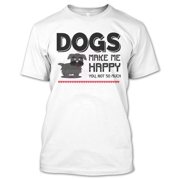 A black t-shirt with the shopify logo