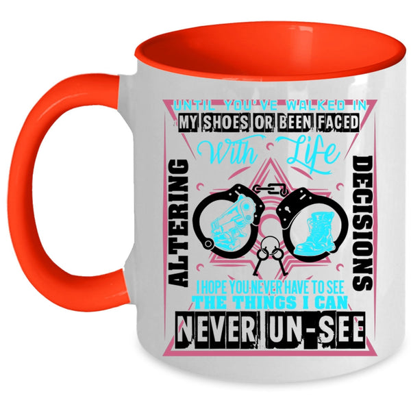 Cool Gift For Policeman Coffee Mug, Awesome Police Officer Accent Mug