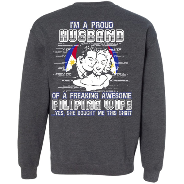 Filipina Wife T Shirt, I Love Husband Sweatshirt