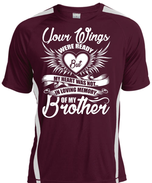 Loving Memory Of My Brother T Shirt, Your Wings T Shirt, Cool Shirt
