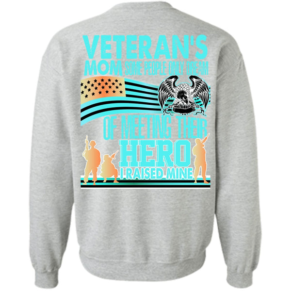 I Love Veteran T Shirt, Veteran's Mom Sweatshirt