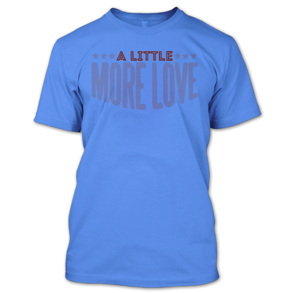 A black t-shirt with the shopify logo