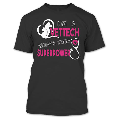 A black t-shirt with the shopify logo