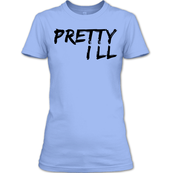 A black t-shirt with the shopify logo