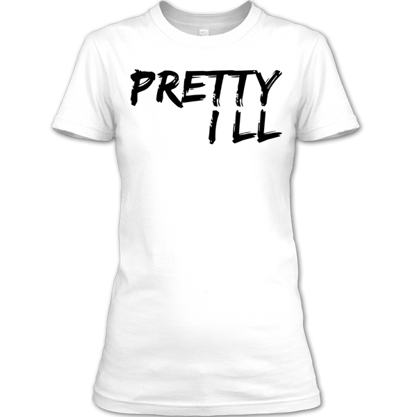 A black t-shirt with the shopify logo