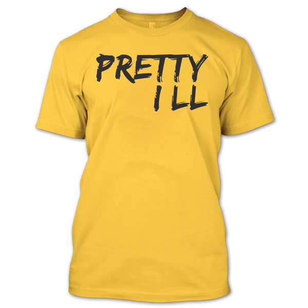 A black t-shirt with the shopify logo