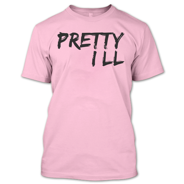 A black t-shirt with the shopify logo