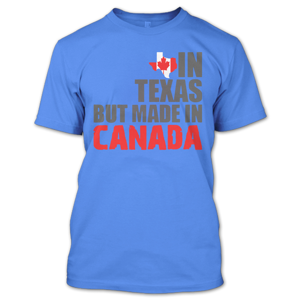 A black t-shirt with the shopify logo