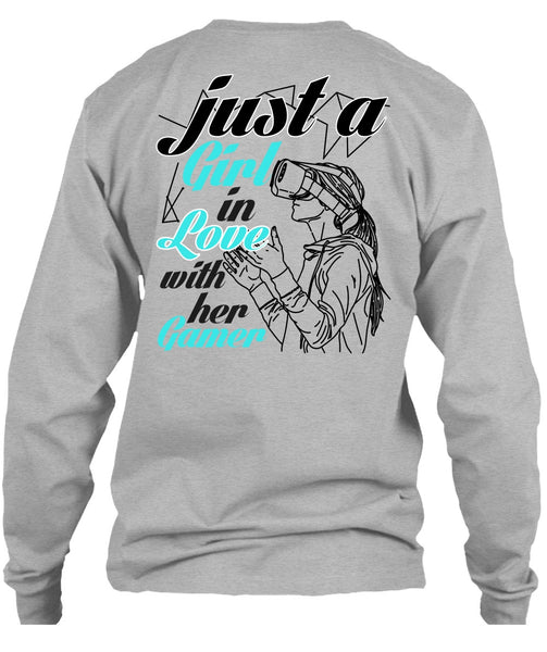 Just A Girl In Love With Her Gamer T Shirt, I Love Gaming T Shirt
