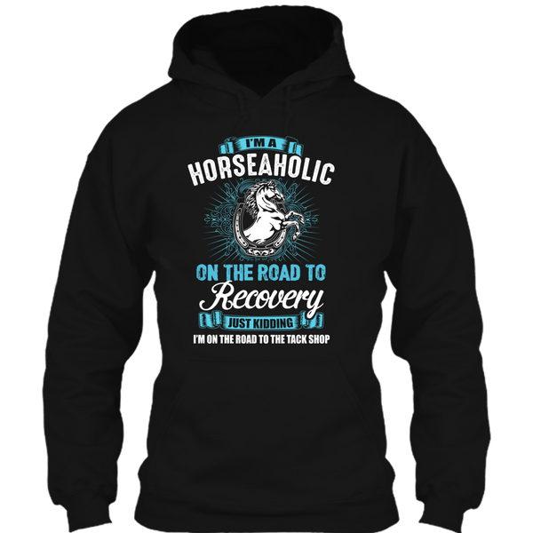 A black t-shirt with the shopify logo