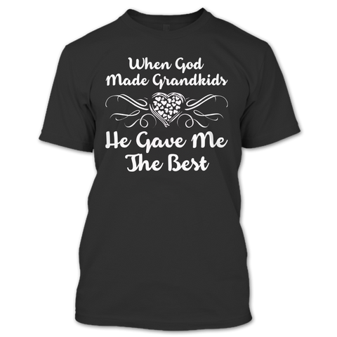 A black t-shirt with the shopify logo