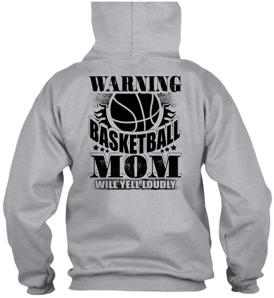 Warning Basketball Mom T Shirt, I Love Basketball T Shirt