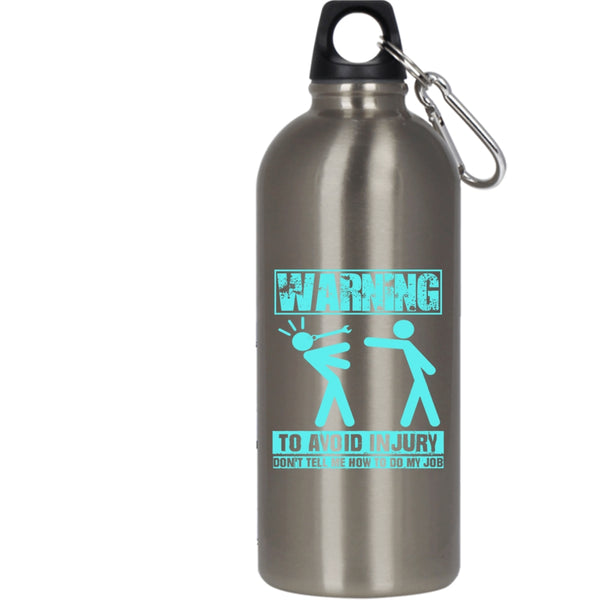 Funny Mechanic 20 oz Stainless Steel Bottle,Funny Gift For Mechanics Outdoor Sports Water Bottle