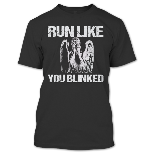 A black t-shirt with the shopify logo