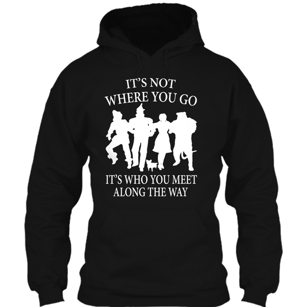 A black t-shirt with the shopify logo