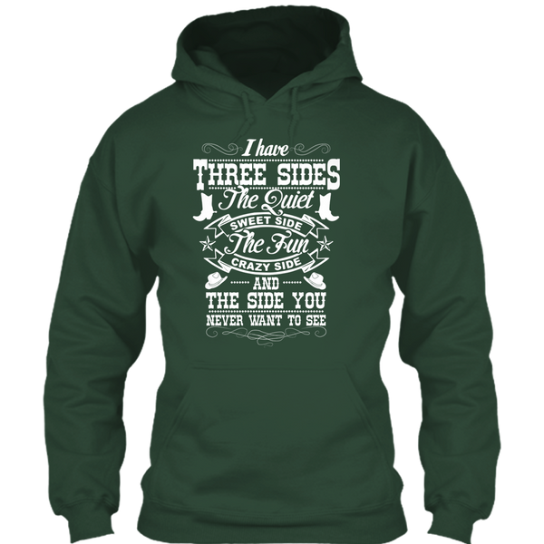 A black t-shirt with the shopify logo