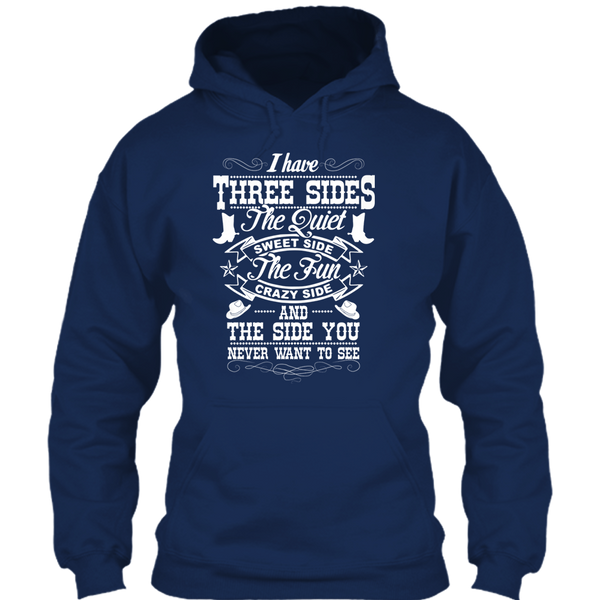 A black t-shirt with the shopify logo