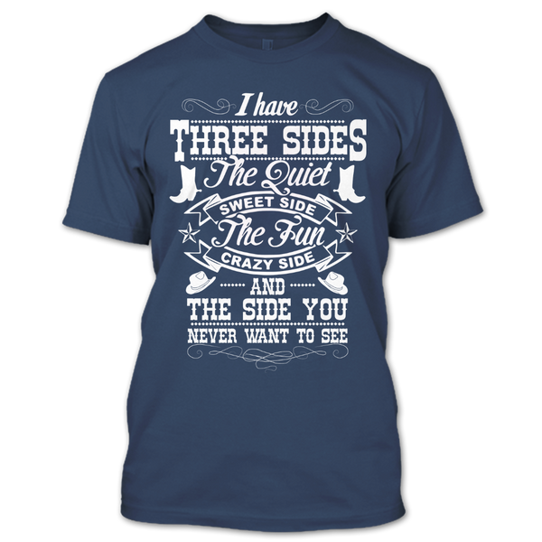 A black t-shirt with the shopify logo