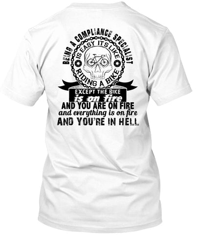 A black t-shirt with the shopify logo