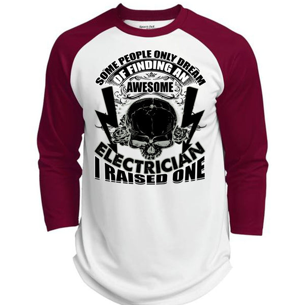 Finding  An Awesome Electrician T Shirt, I Love Electrician T Shirt, Awesome T-Shirts  (Polyester Game Baseball Jersey)