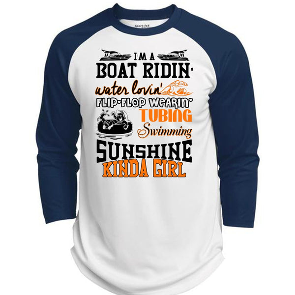 Swimming Sunshine Kinda Girl T Shirt, I Love Swimming T Shirt, Awesome T-Shirts  (Polyester Game Baseball Jersey)